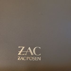 ZAC Zac Posen Shoulder BagGrey LeatherGold-Tone Ha